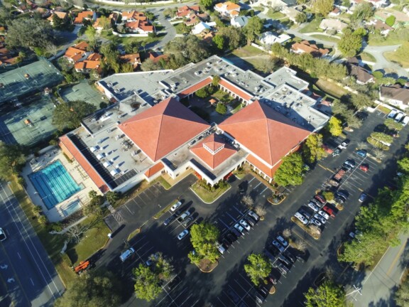 Aerial view of the JCA