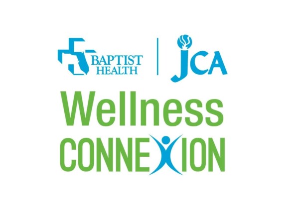 Baptist health and wellness connection logos.