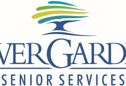 Rivergarden senior services logo.