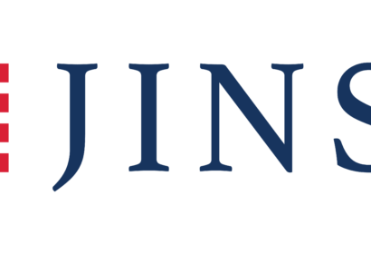 Logo of JINSA featuring stylized blue letters "JINSA" accompanied by a star design with red and white stripes.