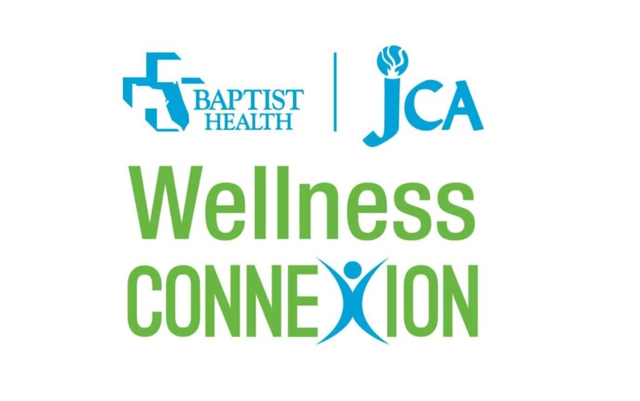 Baptist health and wellness connection logos.