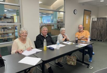 A group of adults at Yiddish by the Sea.