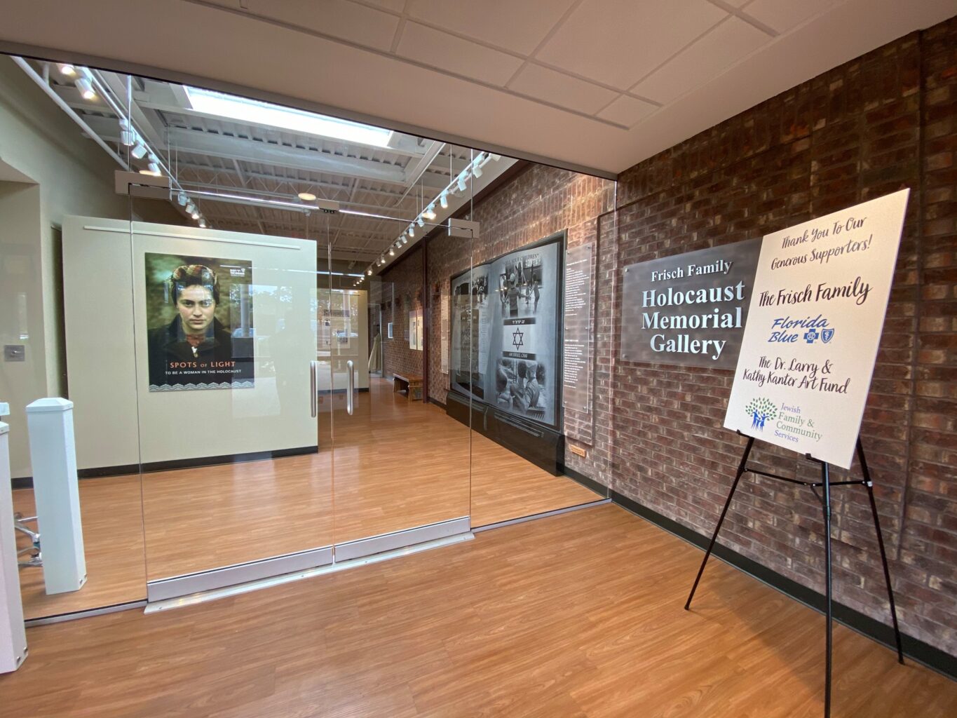 Entrance to the Frisch Family Holocaust Memorial Gallery. Meet us at The LJD Jewish Family & Community Services on Tue, Apr 22 at 10 am. We are honored to host a tour of, “Histories in Hand-Symbols of Resilience, Survival and Enduring Hope,” - the new exhibit in the Frisch Family Holocaust Memorial Gallery.