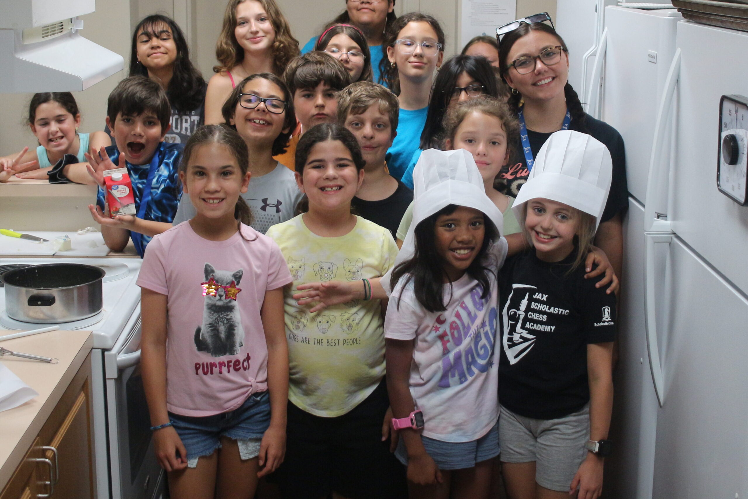 Cooking classes for all age groups in our child-centered kitchen. This hands on learning experience is available for valued members and guests at the JCA.